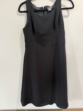 Ann Taylor Black Sleeveless Mini Dress